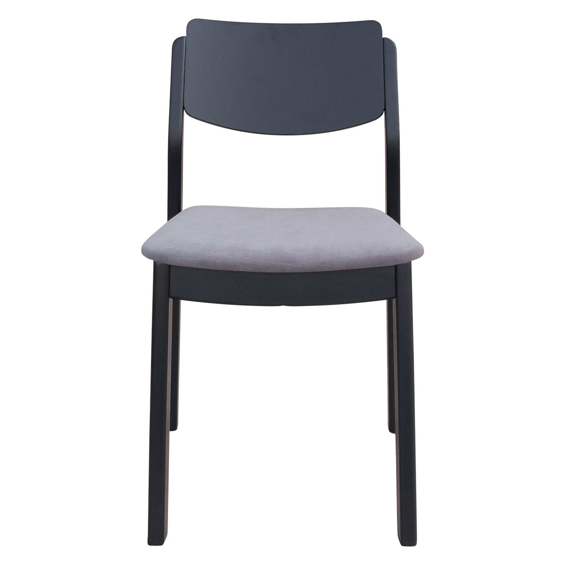 Desdamona Dining Chair (Set of 2) Gray & Black
