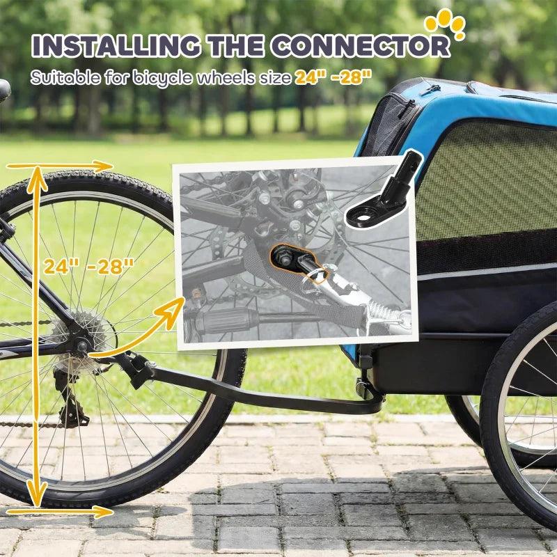 Dog Bike Trailer, Pet Cart Bicycle Carrier with 20