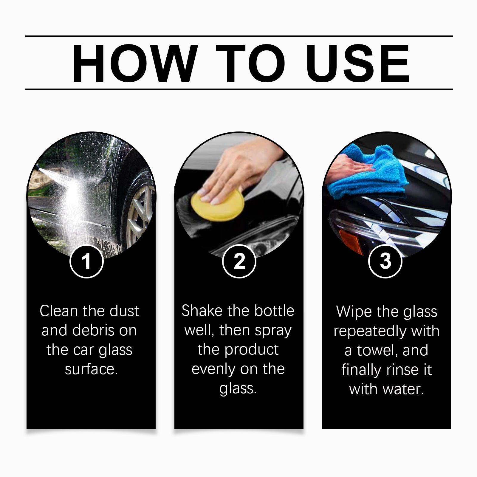 Multifunctional Glass Oil Film Foam Remover Removes Oil Film Glass Water From Front Windshield Cars