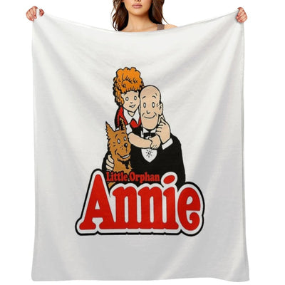 Little Orphan Annie Sustainable Throw Blanket