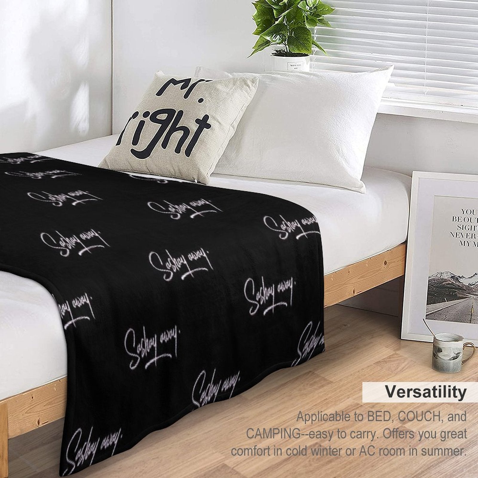 Sashay Away Wrinkle-free Throw Blanket