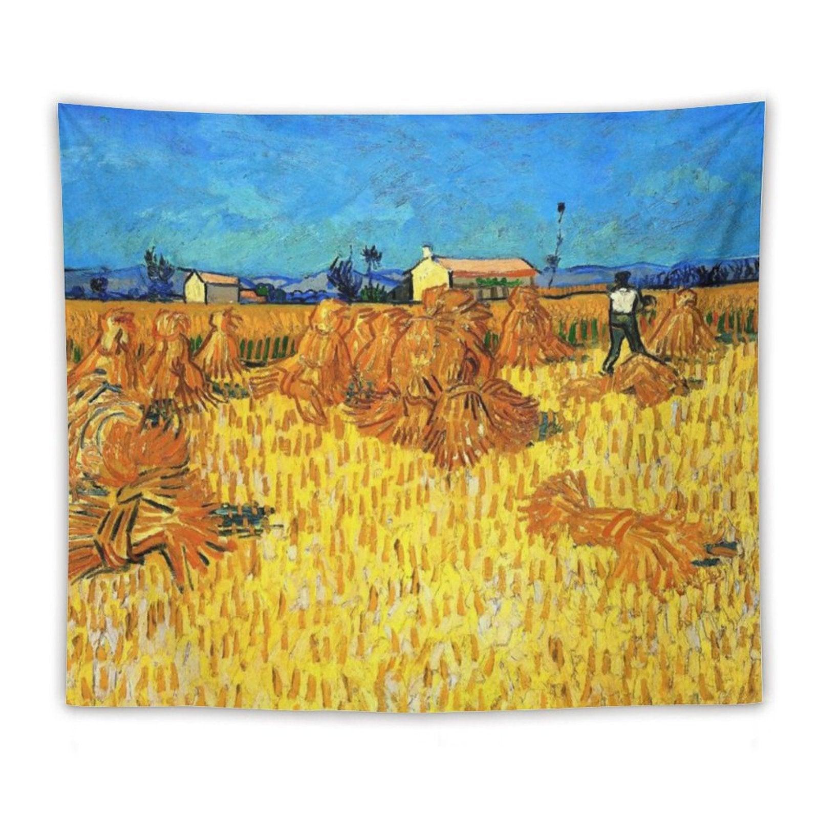Van Gogh’s Harvest in Provence Tapestry