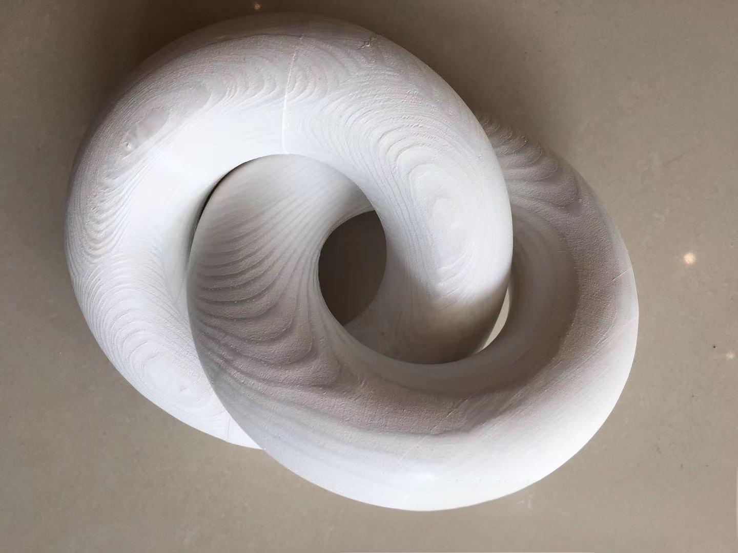 Wooden decorative chains, wooden handicrafts, home furnishings, homestay decorations, two ring buckle wooden chains, two ring wo