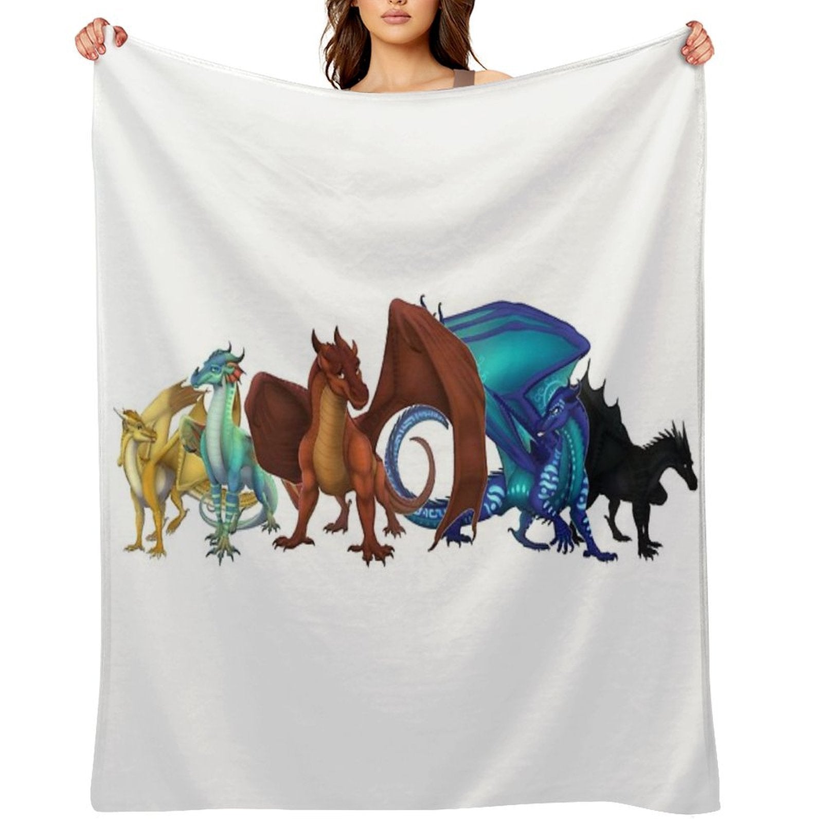 Wings of Fire - Dragonets of Destiny Wrinkle-free Throw Blanket