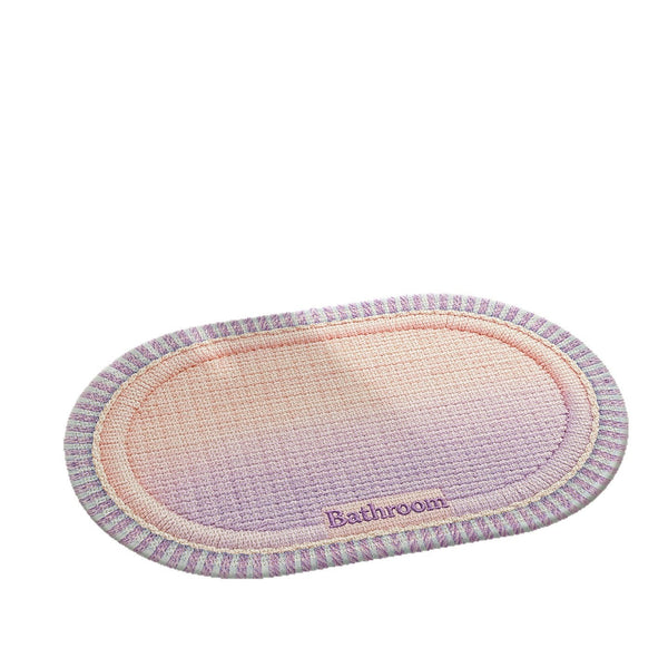 Water-absorbent Stain-resistant Non-slip Household Bathroom Floor Mat