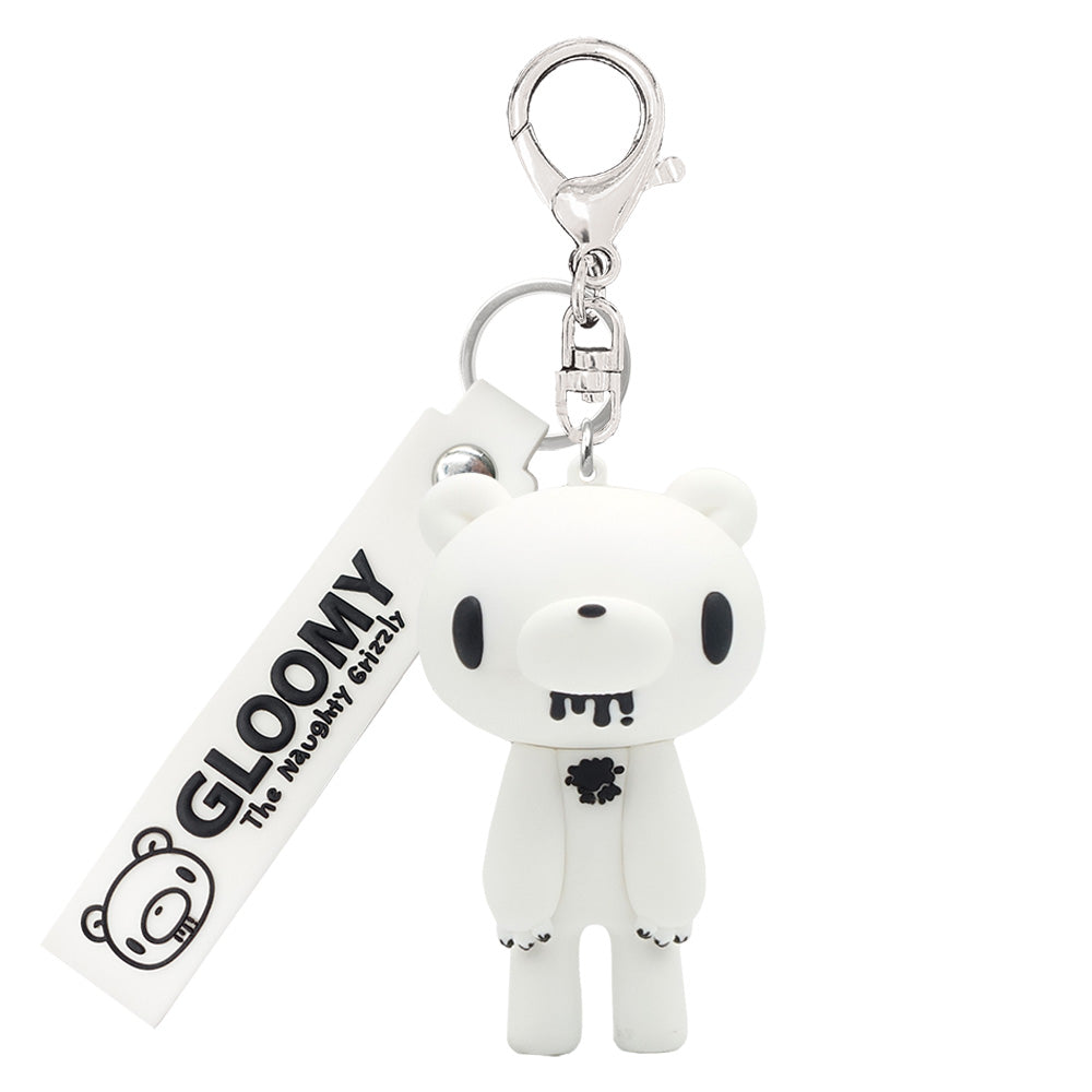 Gloomy Figure Key Chain (Mono White)