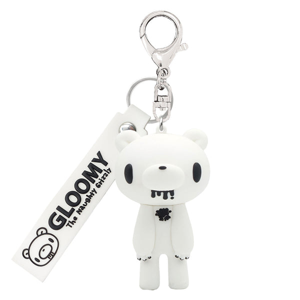 Gloomy Figure Key Chain (Mono White)