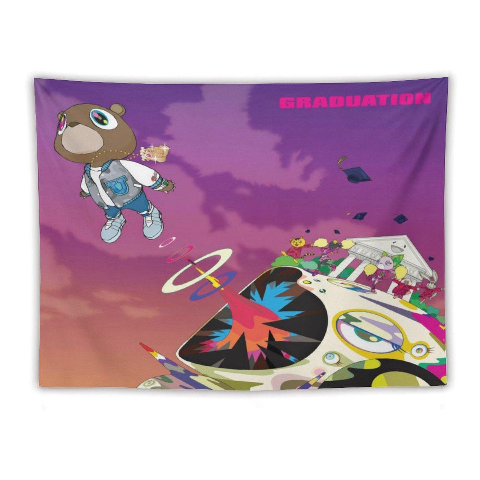 Kanye West Rapper Graduation Tapestry