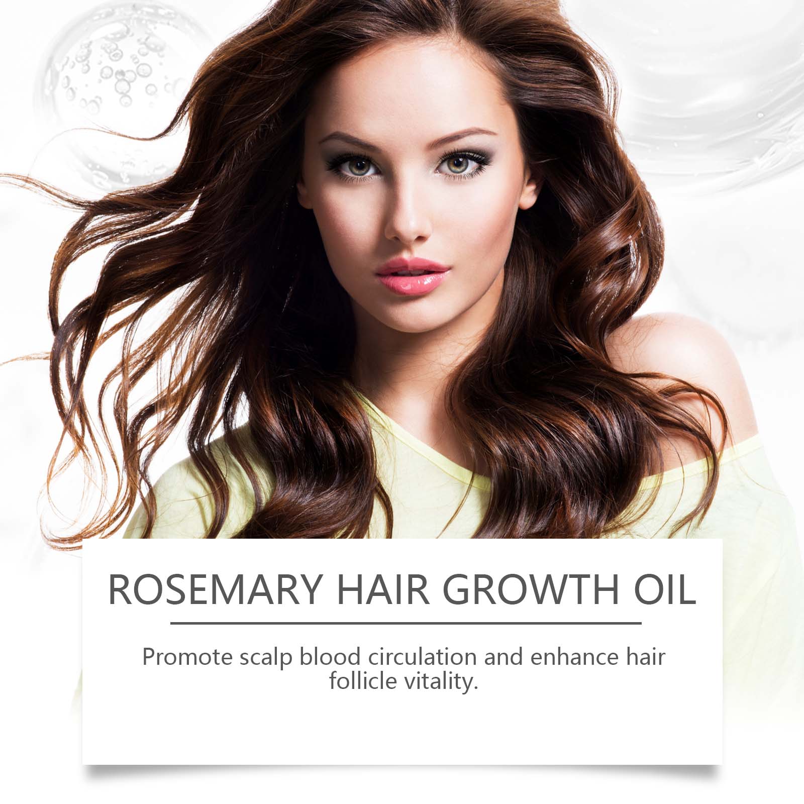 Rosemary Hair Care Essential Oil Soft Luster Hair Solid Dry Hair Fluffy Hair Care Scalp Essential Oil