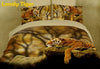 Dolce Mela - Lonely Tiger, King Size 6 Piece Duvet Cover Set