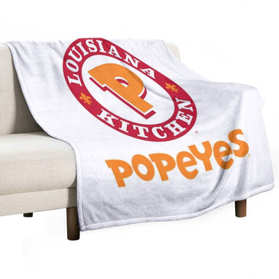 Popeyes Logo Eco-conscious Throw Blanket