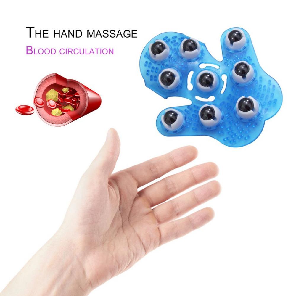 Roller Ball Body Massage Glove Anti-Cellulite Muscle Pain Relief Relax Massager