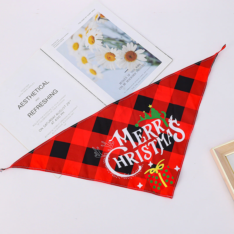 Pet Bandana for Dogs and Cats - Thanksgiving, Christmas, Halloween Pet Triangle Scarf Bib