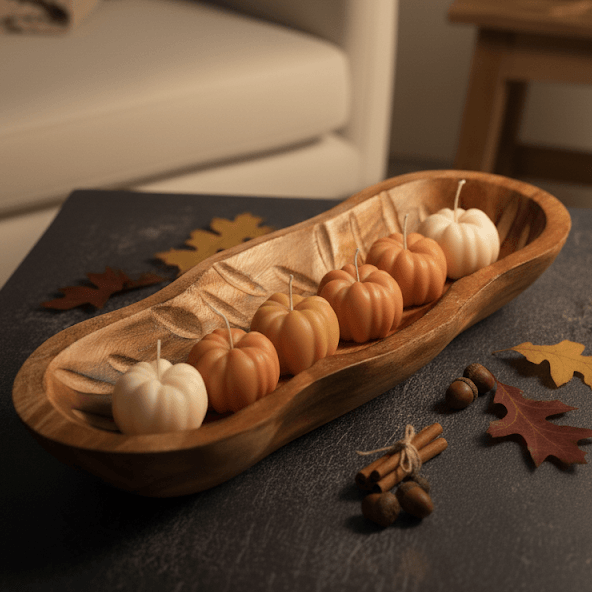 Pumpkin Candle | Rustic Candle | Autumn Candle