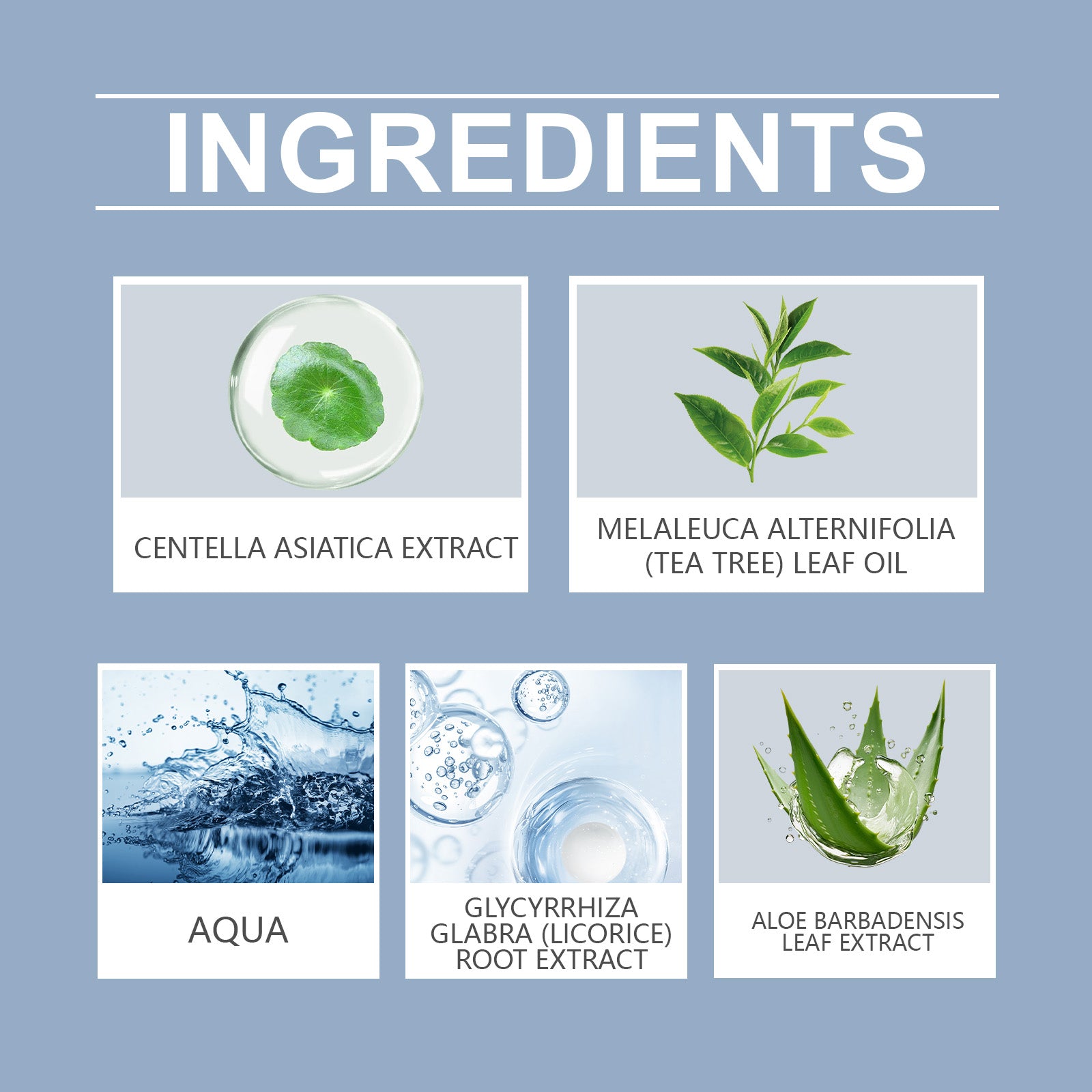 Acne Soothing Serum Facial Skin Hydrating And Moisturizing Pitted And Pimple Mild Care Solution