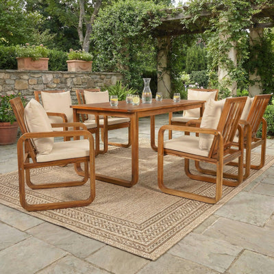 7 Pieces Patio Dining Set