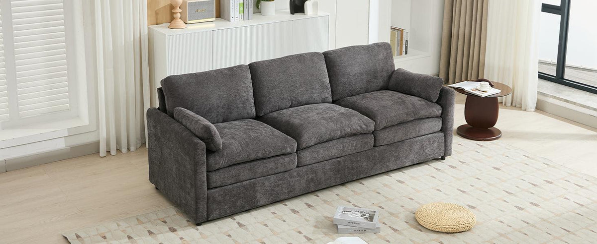 Cozy Upholstered Oversized 3-Seater Cloud Sofa