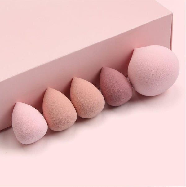 4/5PCS Mini Makeup Sponge Wet Bigger Cosmetic Puff Concealer Powder Beauty Make up Tool Colorful Makeup Sponges Set For Womens