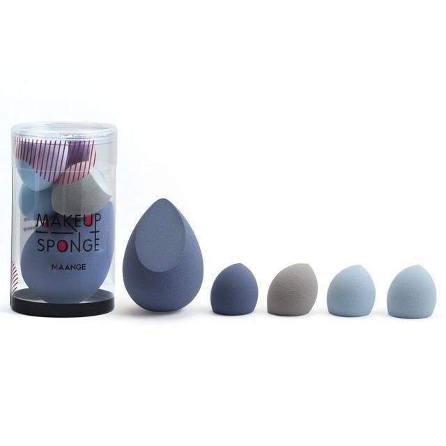 4/5PCS Mini Makeup Sponge Wet Bigger Cosmetic Puff Concealer Powder Beauty Make up Tool Colorful Makeup Sponges Set For Womens