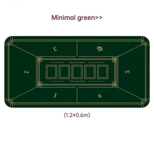 Dezhou playing card pad tablecloth table cushion square round chip rubber cushion playing card table top cushion