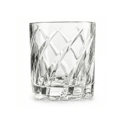 Uptown Bar Set of 4 - 10oz. Spinning Double Old Fashioned Glasses