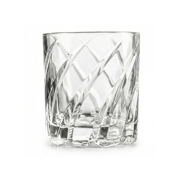 Uptown Bar Set of 4 - 10oz. Spinning Double Old Fashioned Glasses