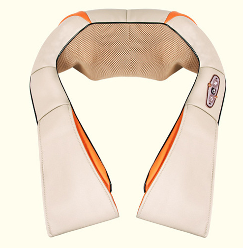 LUYAO LY-580A+1 shiatsu deep kneading heated Neck shoulder back body massager massage belt shawl massage machine