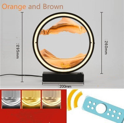 Creative Fashion Romantic Simple Bedroom Quicksand Table Lamp Decorbites