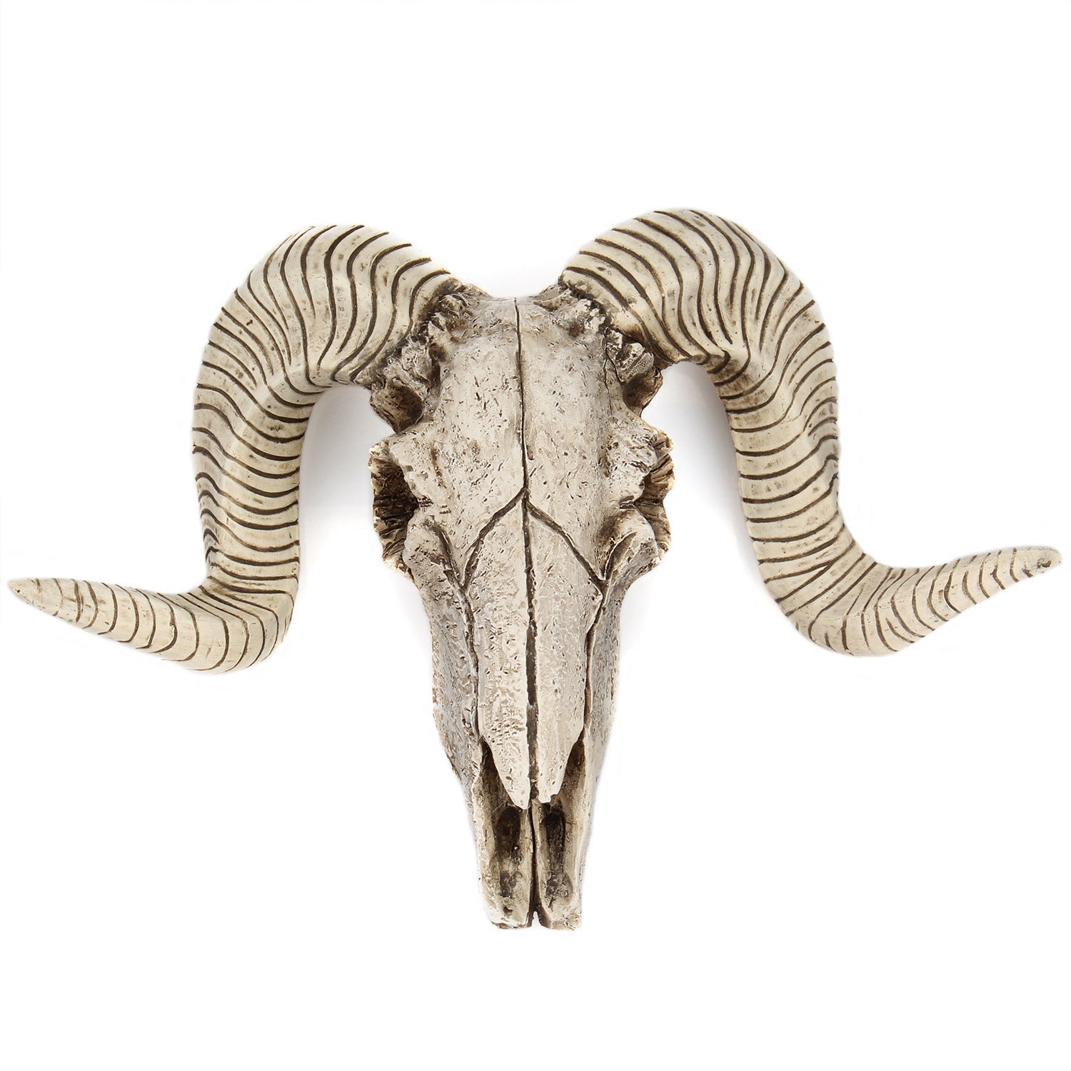 Horned Skull Wall Hanging Creative Home Living Room Decor Retro Resin Craft