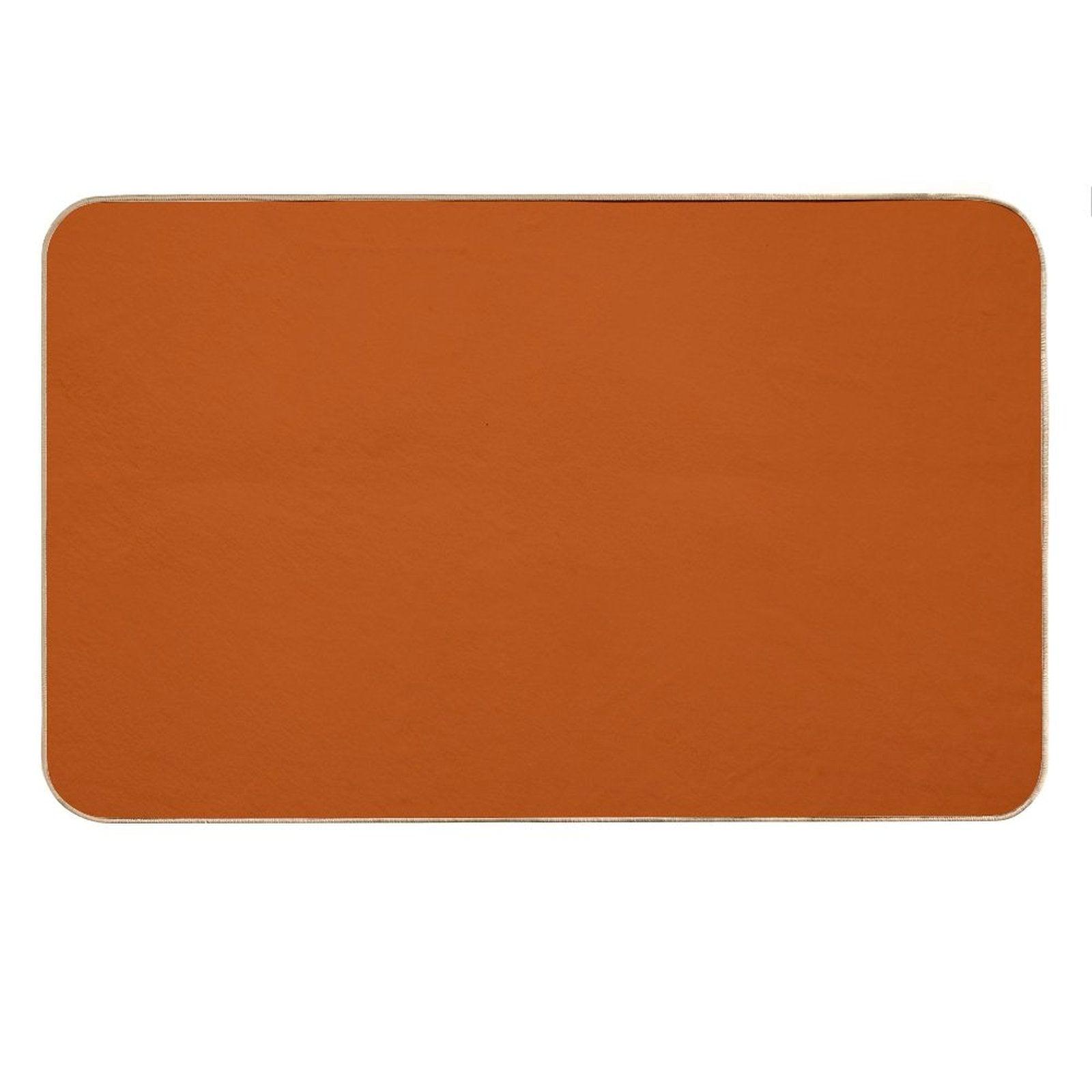 Best Seller Colors of Autumn Terracotta Orange Brown Single Solid Color - Accent Shade - Hue - Colour Bath Mat