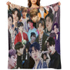 Jungkook BTS Collage Throw Blanket