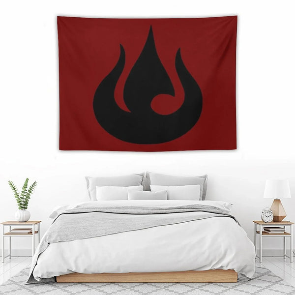 Fire Nation Royal Banner Tapestry