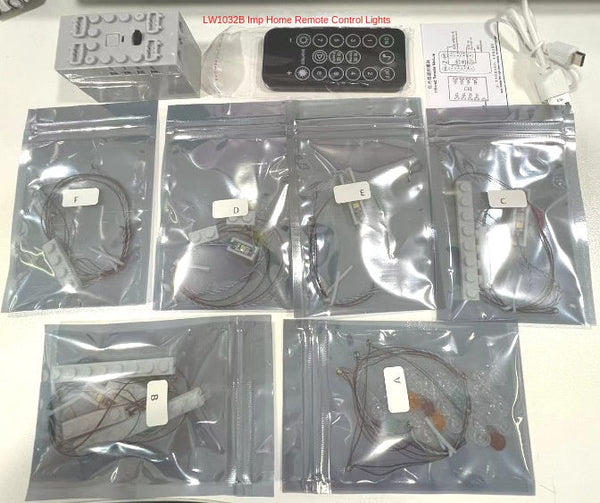 DIY building block lighting compatible with LEGO 21330 Little Home IDEAS building block remote control version LED lighting