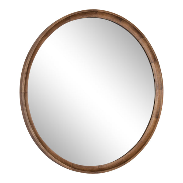 Hatherleigh Round Wood Wall Mirror