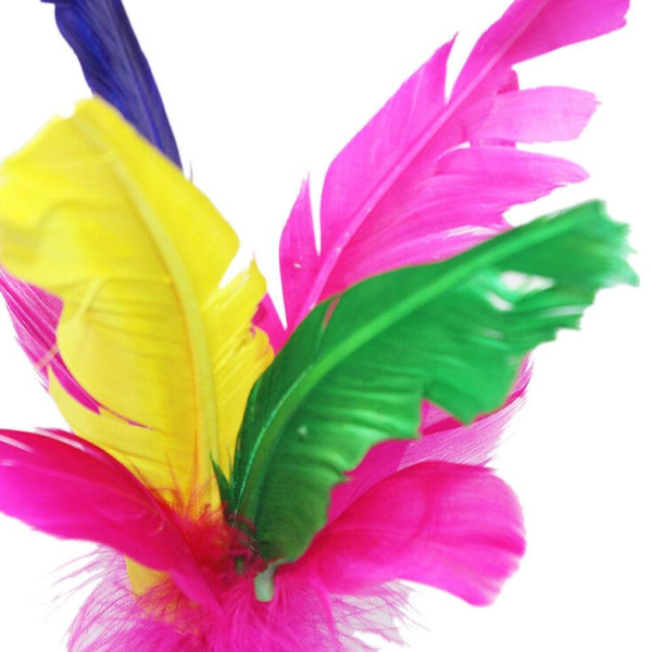 21CM Hacky Sack Foot Sports Game Brand Kick Feather Kicking Shuttlecocks Badminton