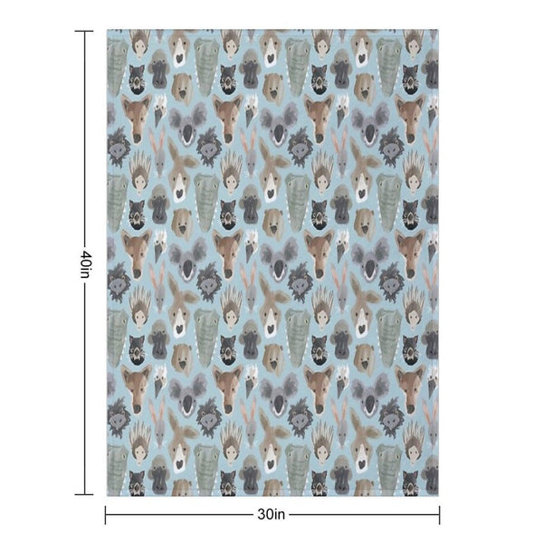 Dusky Outback Throw Blanket