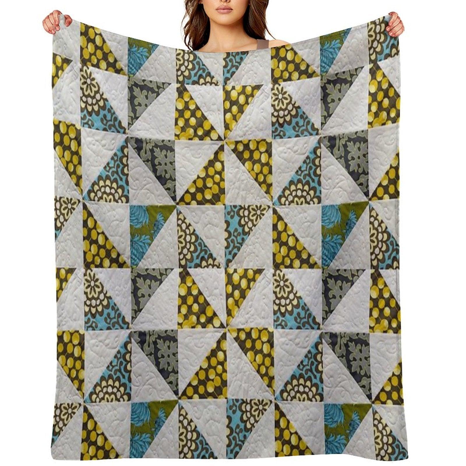 FNaF 4 Bed Texture Throw Blanket