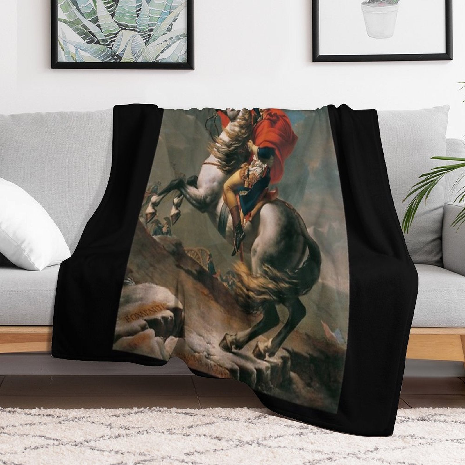 Napoleon Bonaparte Anti-pilling Throw Blanket