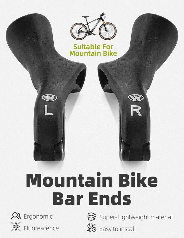 Ergonomic Design MTB Bicycle Road Gravel Mountain Bike Handlebar Bar Ends Gravel Bike Accessories Bike Grips