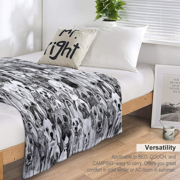 Just Dogs All-season Throw Blanket