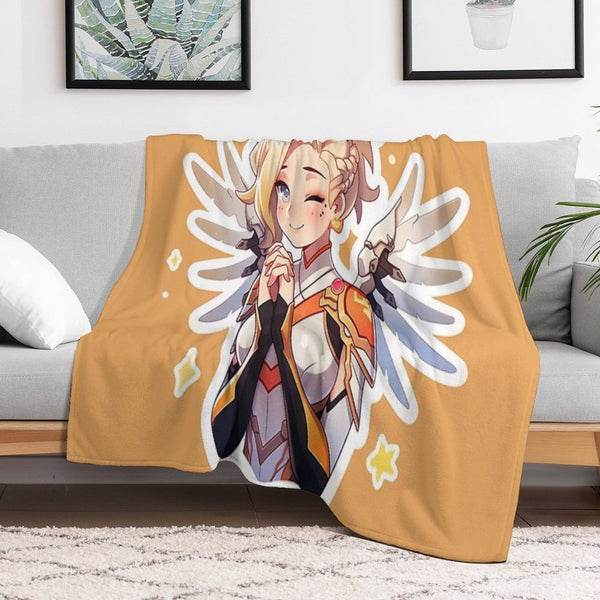 Cute Mercy Premium Throw Blanket