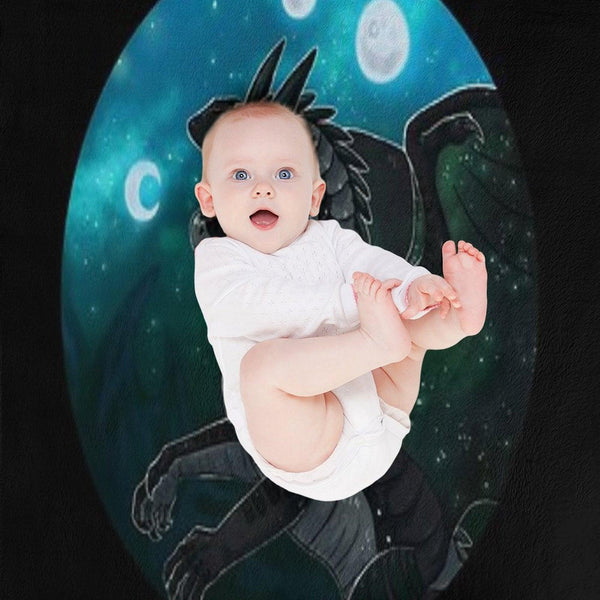 Wings of Fire - Moonwatcher Throw Blanket