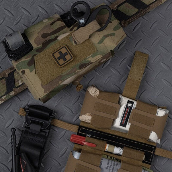 Compact Trauma Bag V3 GEN3 Style Agilit MD2 IFAK Tactical Medical First Aid Bag for Hunting Vest Plate Carrier Belt