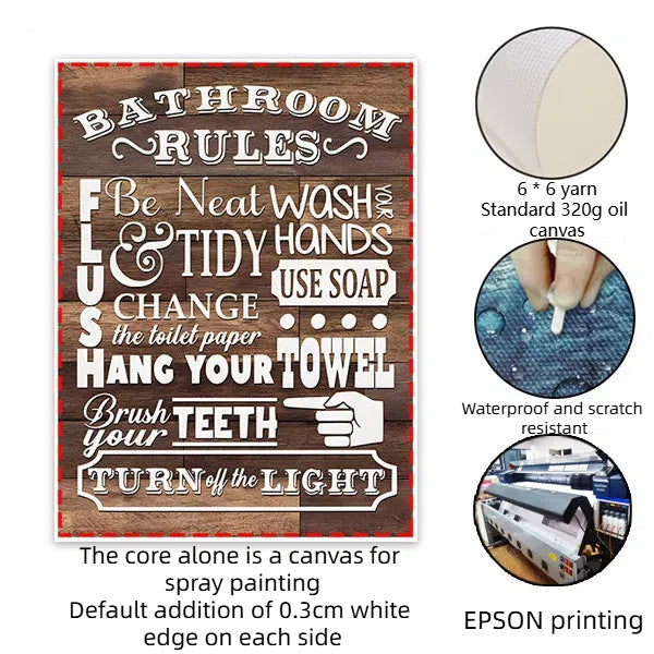 Landscape frameless canvas bedroom hanging painting spray painting oil painting cloth painting core