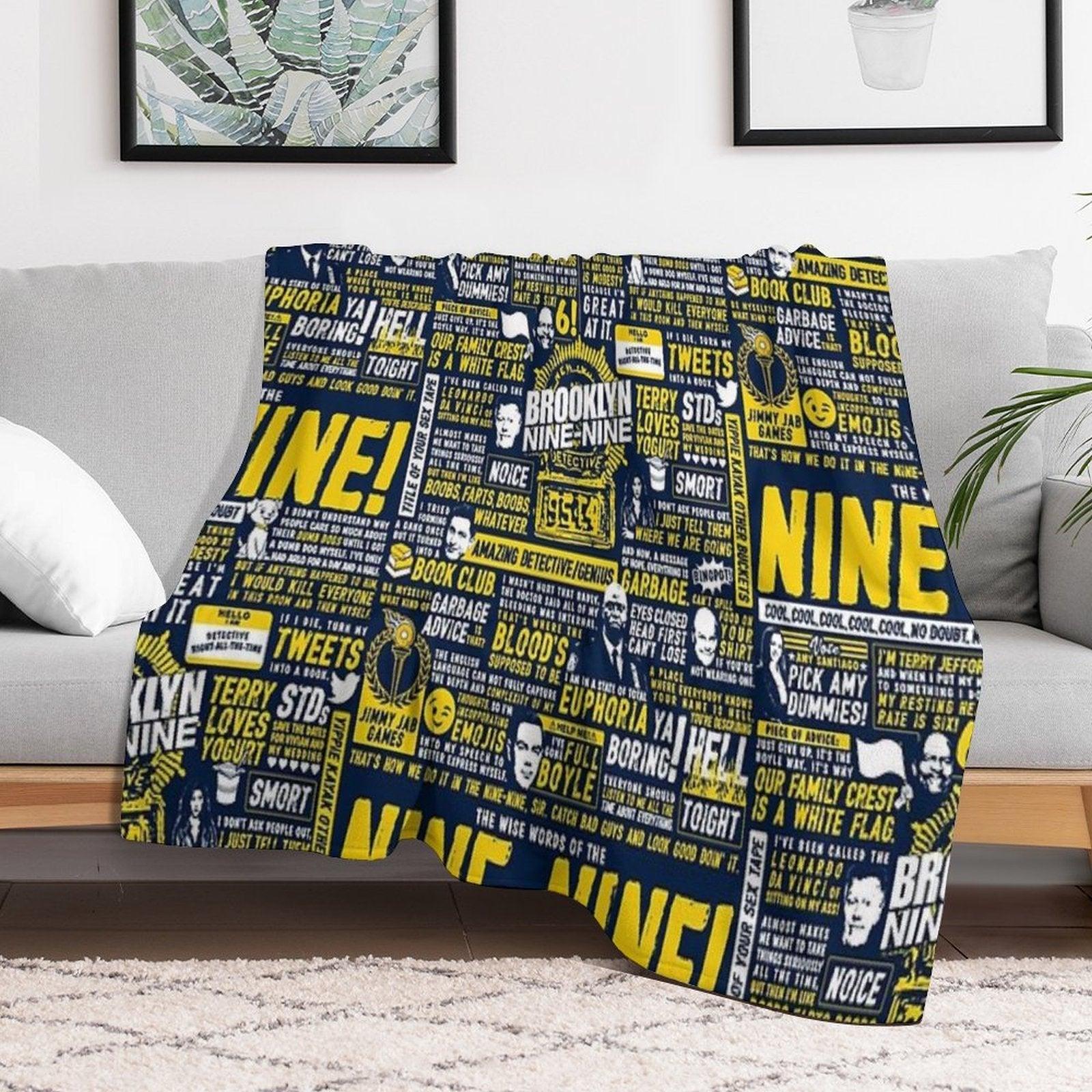 Wise Words of The Nine-Nine Throw Blanket