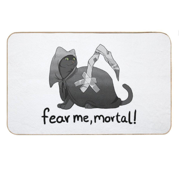Fear Me, Mortal! Bath Mat