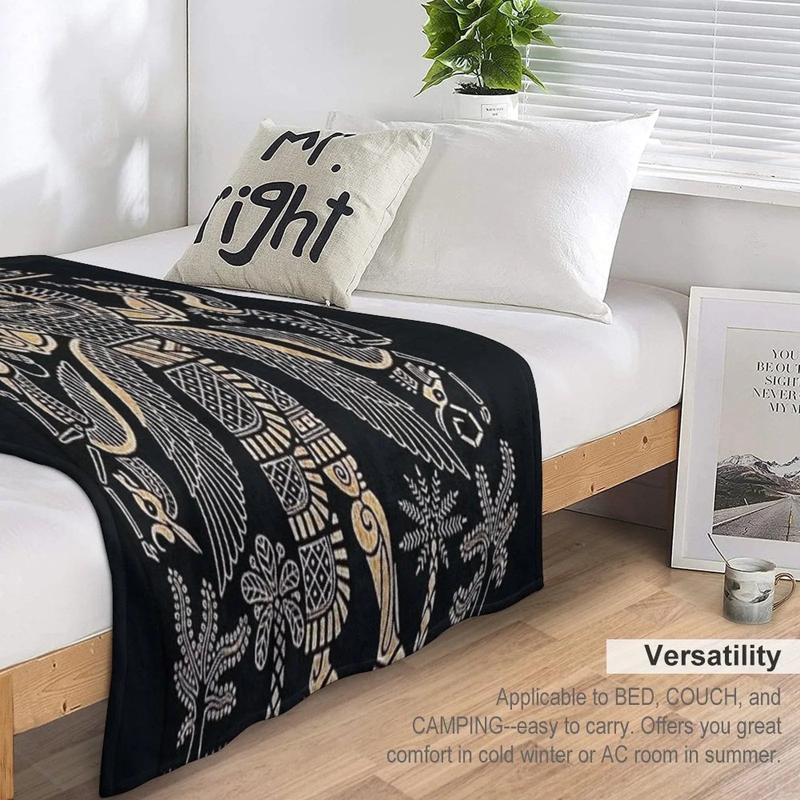 ASSYRIAN Throw Blanket