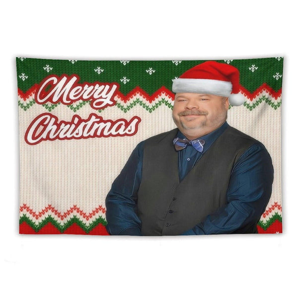 Bertram's Greetings Merry Christmas Tapestry