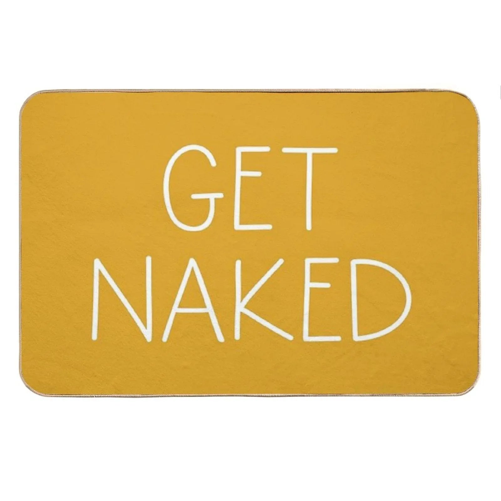 Get Naked Mustard Bath Mat