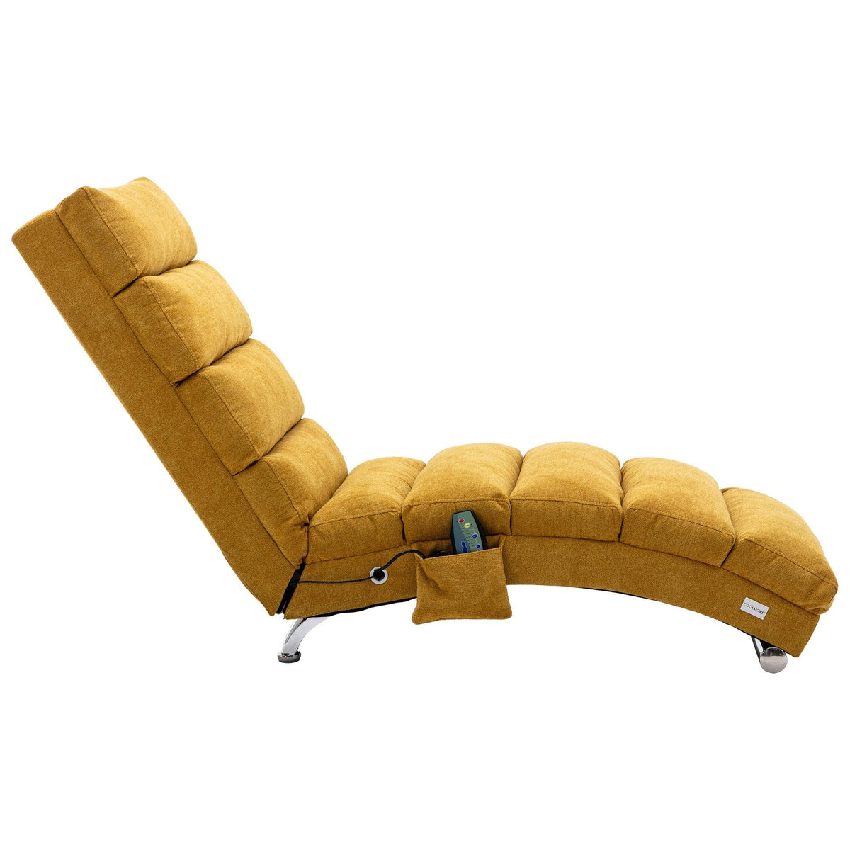 Linen Chaise Lounge Modern Message Chair